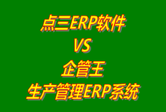 點三電子商務erp軟件 vs 免費版的企管王生產管理ERP系統(tǒng)軟件